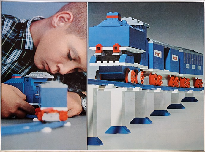 Lego 113 Motorized Train Set 